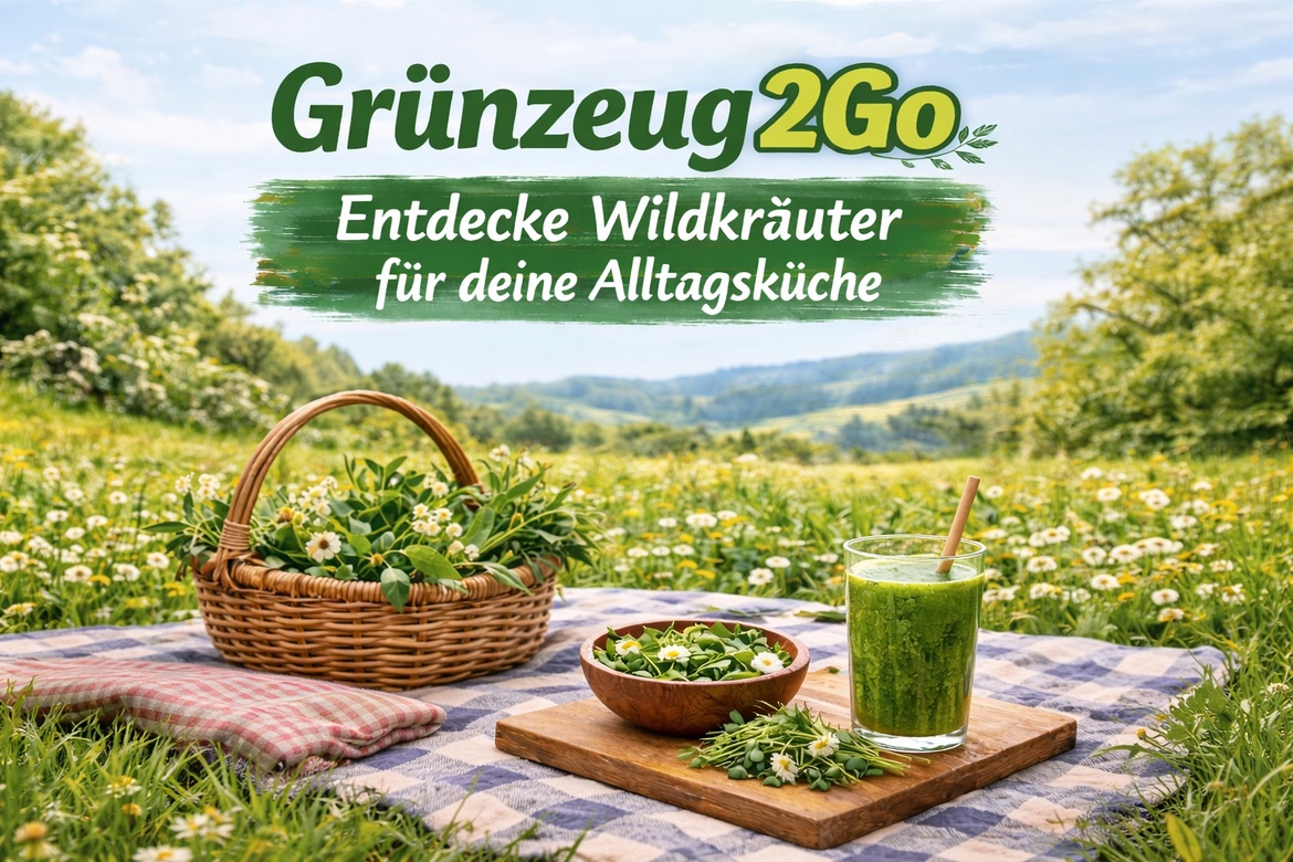 Grünzeug2Go – Entdecke Wildkräuter für deine Alltagsküche